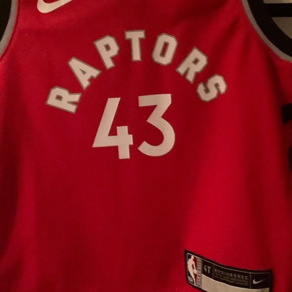 Boys Toddler Raptors nike jersey 4T Pascal Siakam Spicy P jersey - Picture 1 of 2
